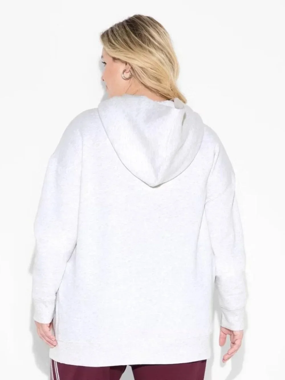 NWT Women's Wild Fable Large Oversized Hooded Pullover Sweatshirt - Picture 3 of 5